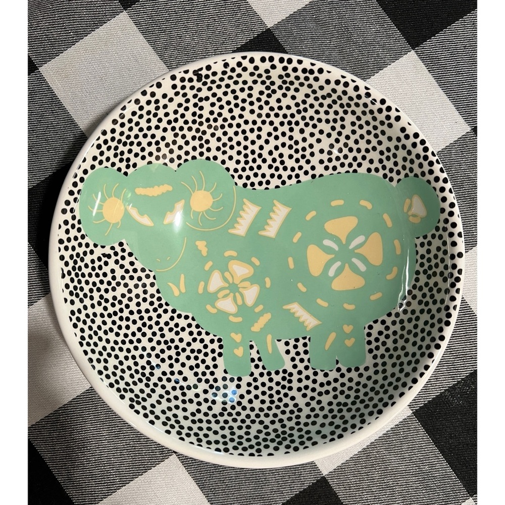 NWT. Coton Colors Ram zodiac bowl.